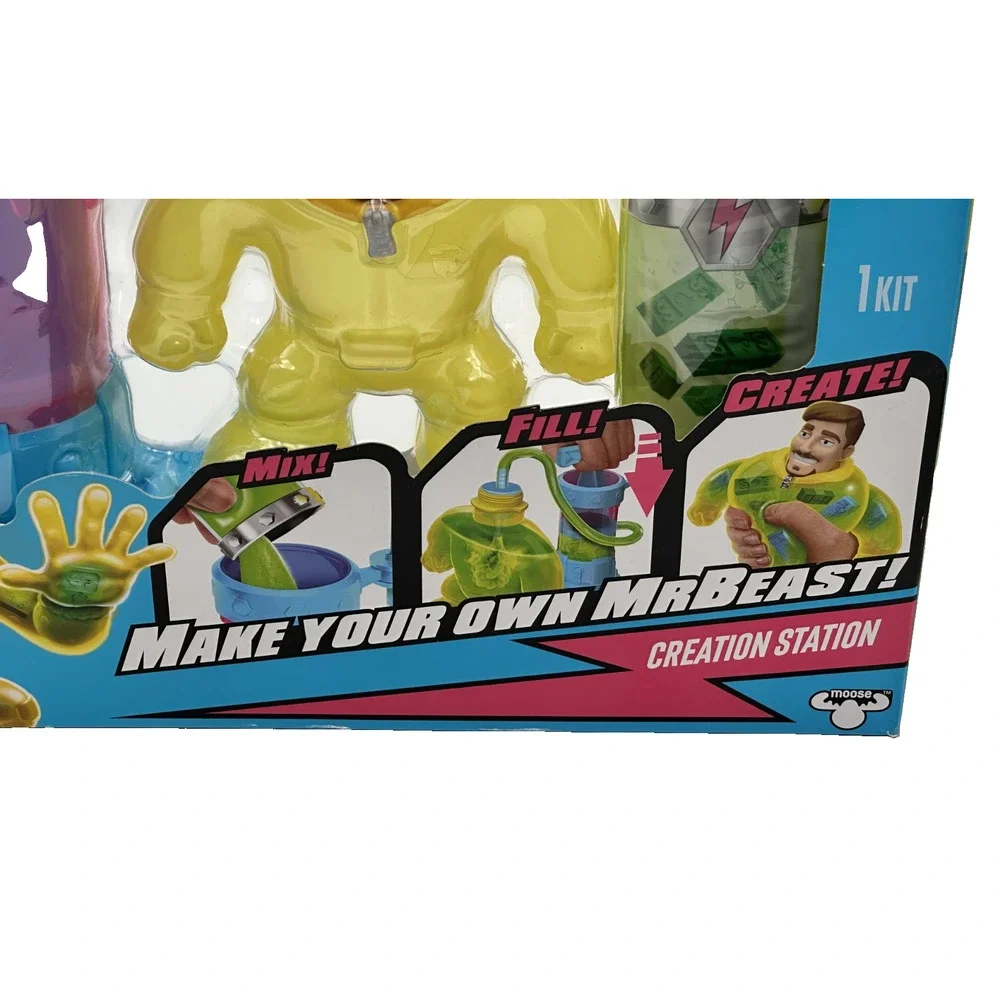 MrBeast Lab Creation Station Stretchy Action Figure DIY Kids Toy Moose Toys